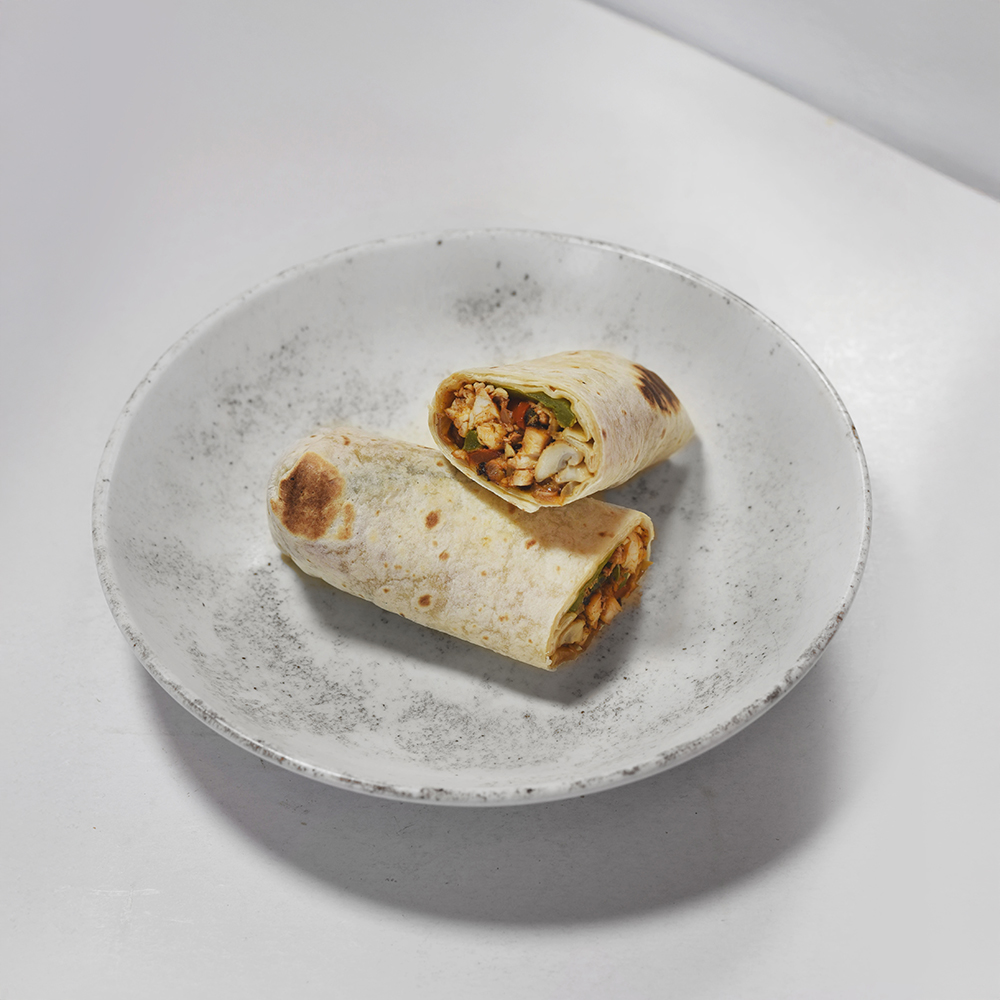 Chicken Fajitas Wrap (Dairy free)